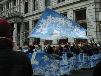 We are all in the same boat, Bread and Puppet