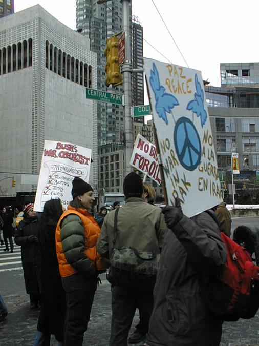 March starting on Central Park South